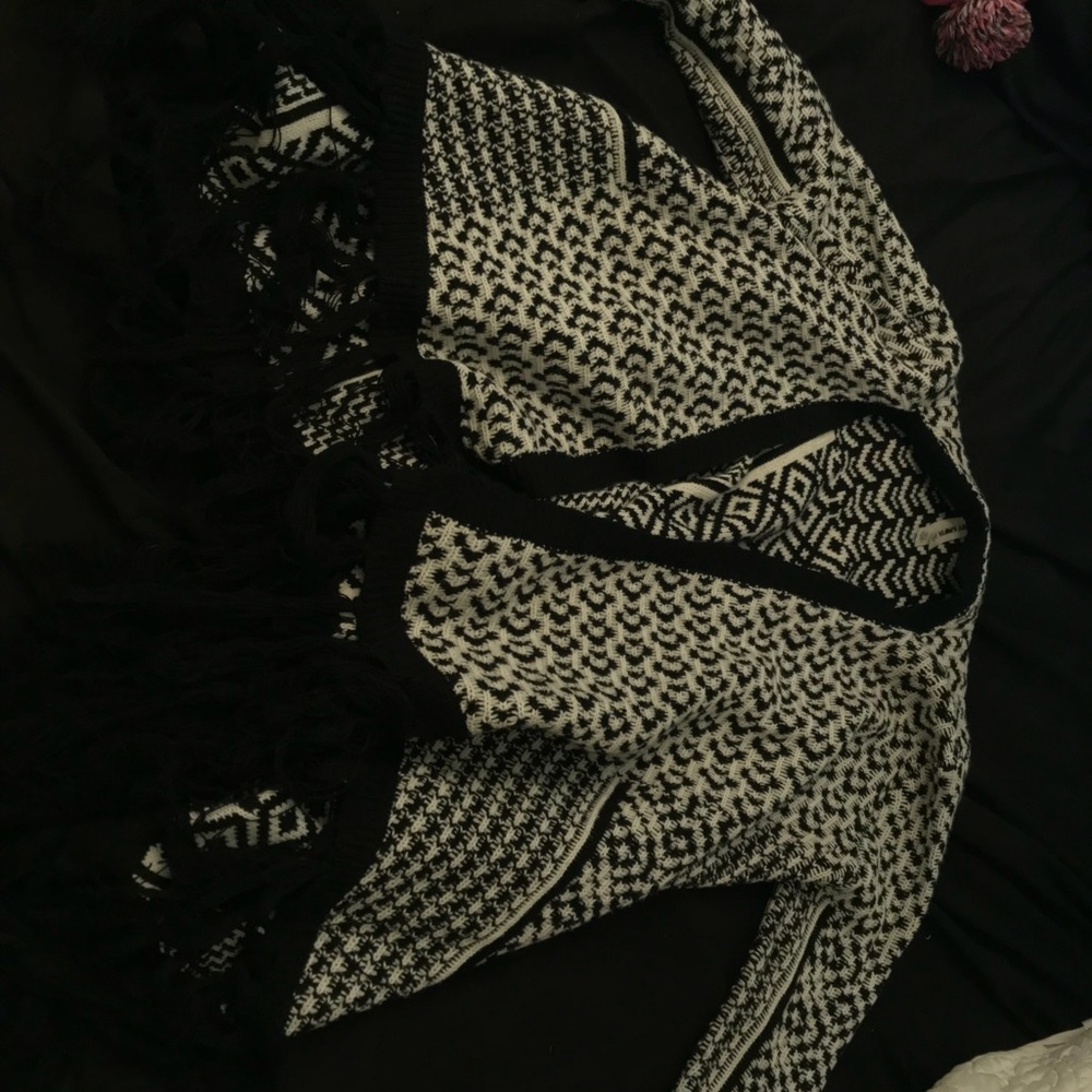 Bethany Mota x Aeropostale fringe cardigan